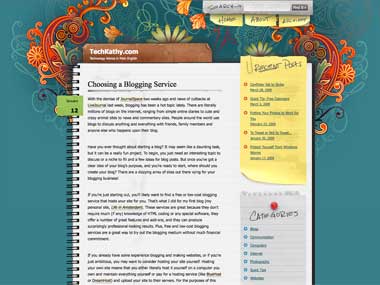 Choosing a Blog Post on TechKathy